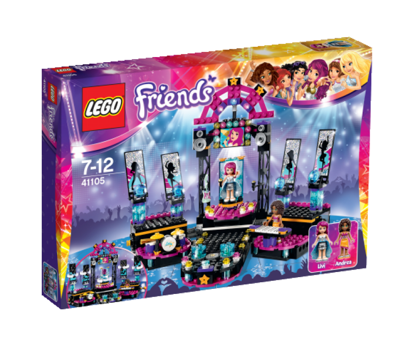 LEGO Friends Pódium pro vystoupení popových hvězd 41105