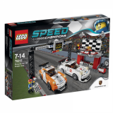 LEGO Speed Champions Porsche 911 GT v cílové rovince 75912