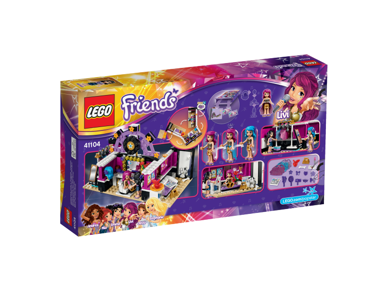 LEGO Friends Šatna pro popové hvězdy 41104