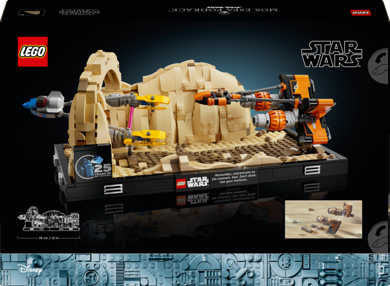 LEGO® Star Wars™ 75380 Závody kluzáků v Mos Espa – diorama