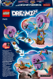 LEGO® DREAMZzz™ 71472 Izzie a její horkovzdušný balón ​ve tvaru narvala