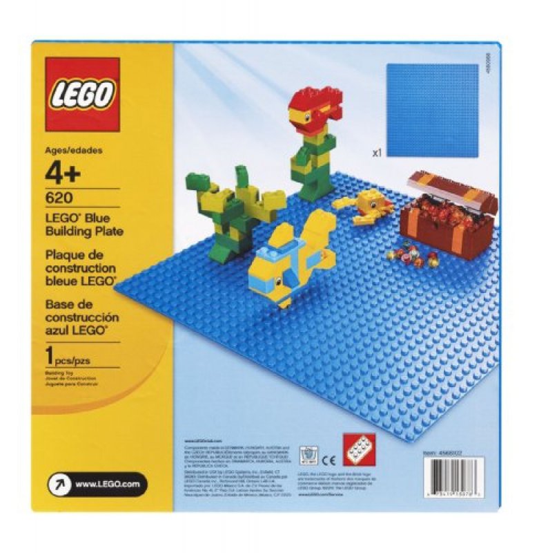 LEGO Kostičky Modrá podložka na stavění (32 x 32 výstupků) 620