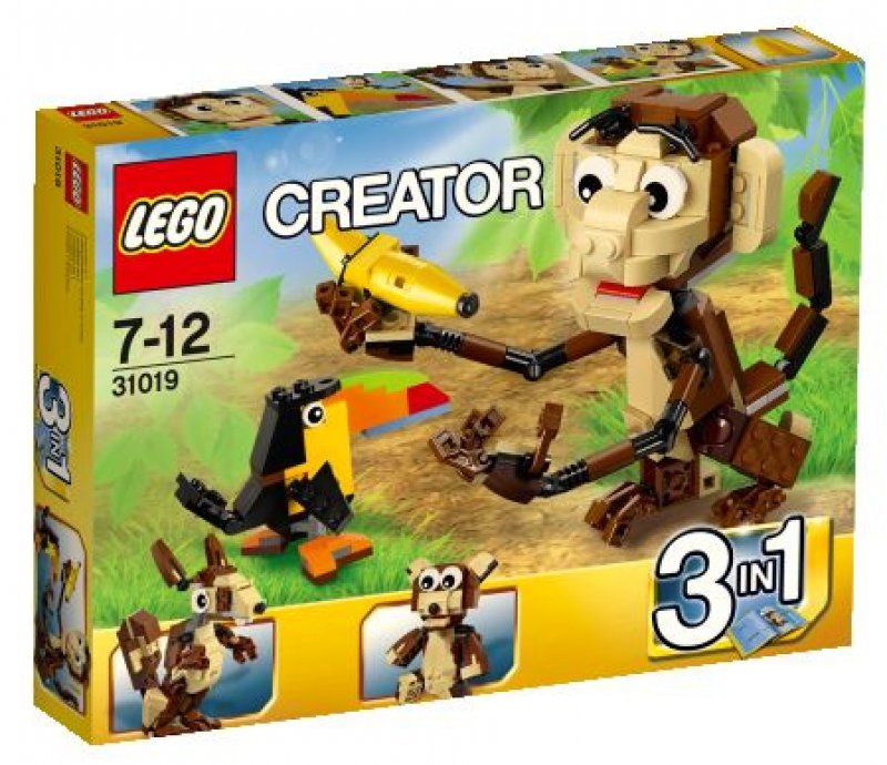 LEGO Creator Zvířátka z džungle 31019