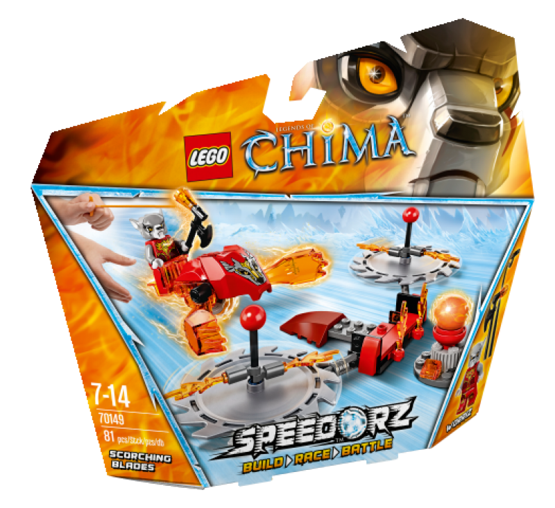 LEGO Chima Žhnoucí čepele 70149