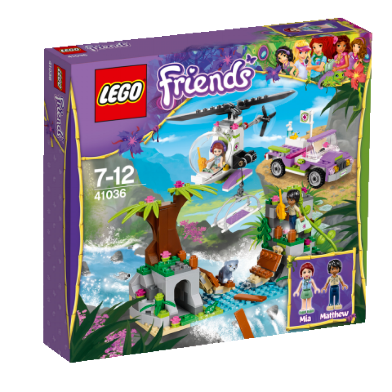 LEGO Friends Záchrana na mostě v džungli 41036