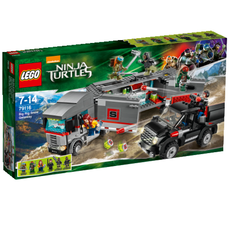LEGO Ninja Turtle Únik velkého sněžného náklaďáku 79116