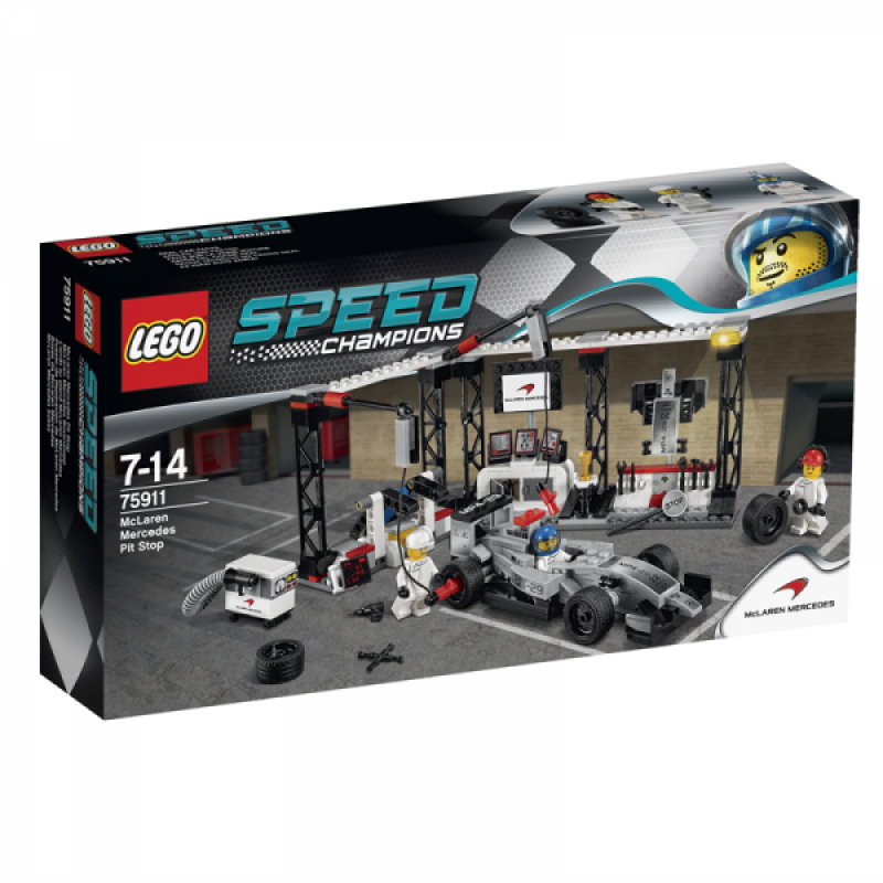 LEGO Speed Champions Zastávka v boxech pro McLaren Mercedes 75911