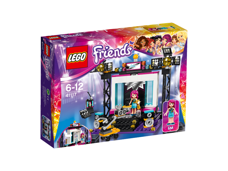 LEGO Friends TV Studio s popovou hvězdou 41117