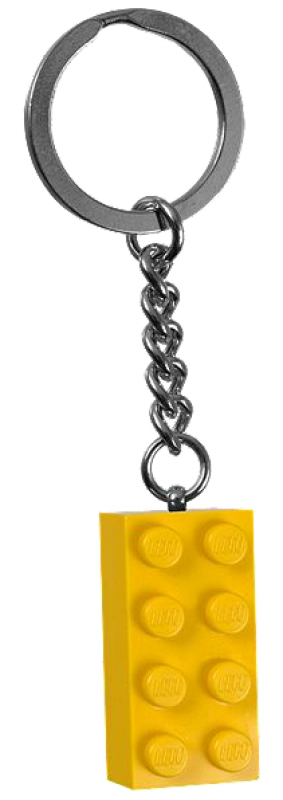 LEGO® Iconic 852095 Přívěsek na klíče – Žlutá kostka