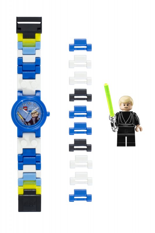LEGO Star Wars Luke Skywalker - hodinky s minifigurkou 8020356