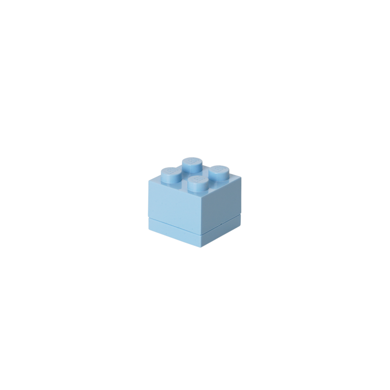 LEGO® mini box 46 x 46 x 43 mm - světle modrá