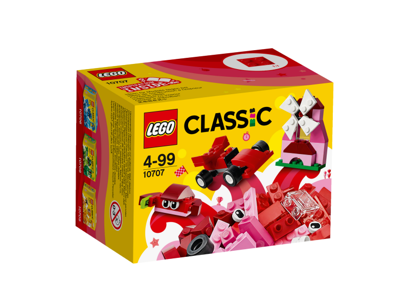 LEGO Classic Červený kreativní box 10707