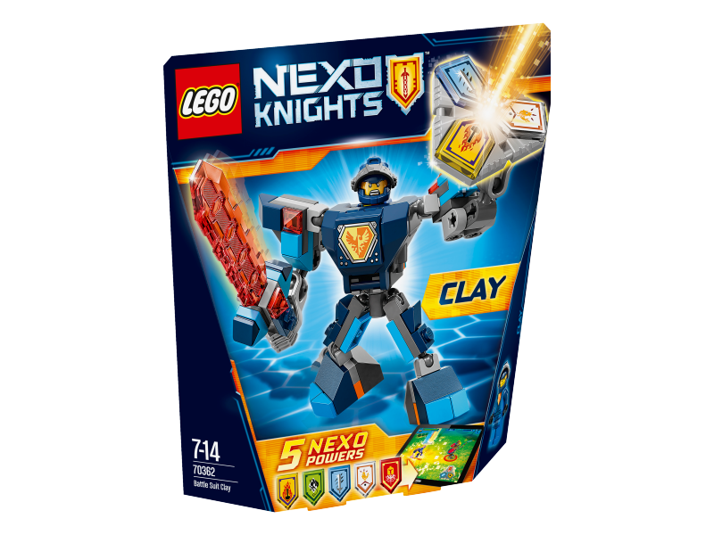 LEGO Nexo Knights Clay v bojovém obleku 70362