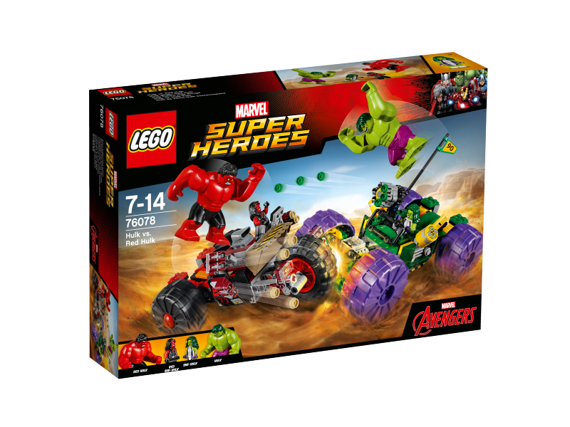 LEGO Super Heroes Hulk vs. Červený Hulk 76078