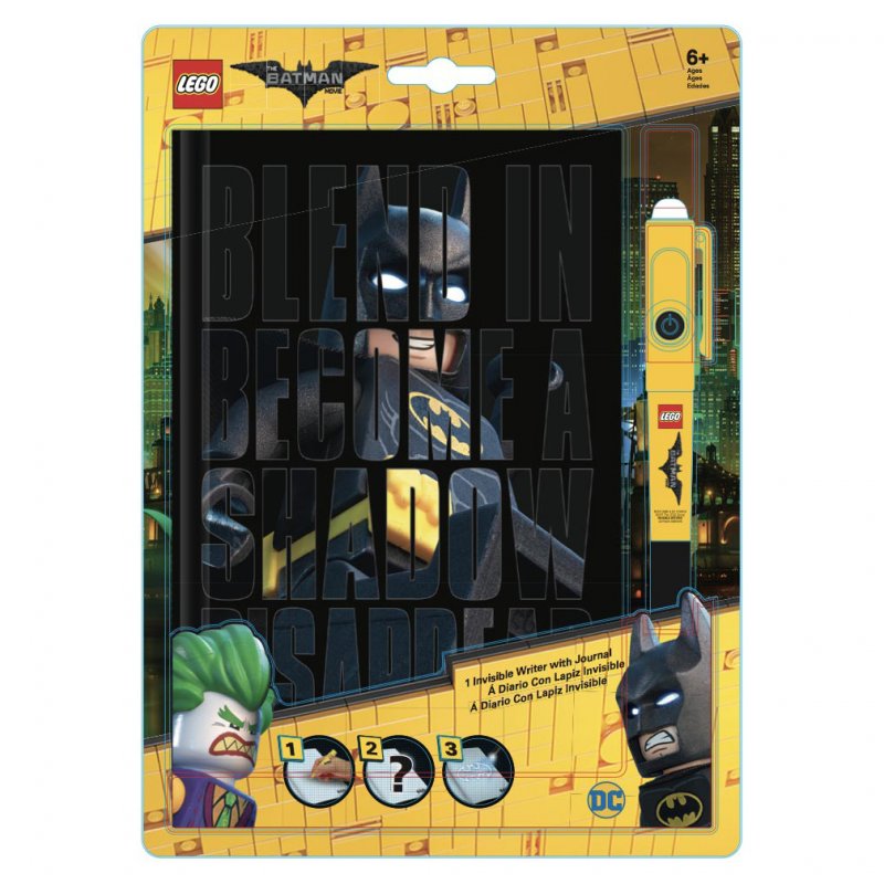 LEGO Batman Movie Zápisník s neviditelným perem (Batman)