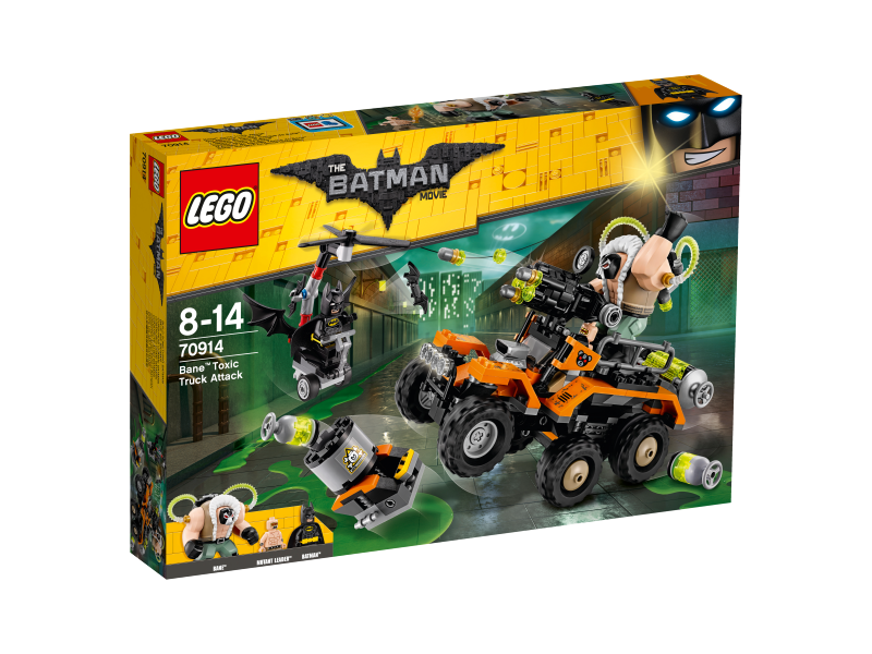 LEGO Batman Movie Bane™ a útok s náklaďákem plným jedů 70914