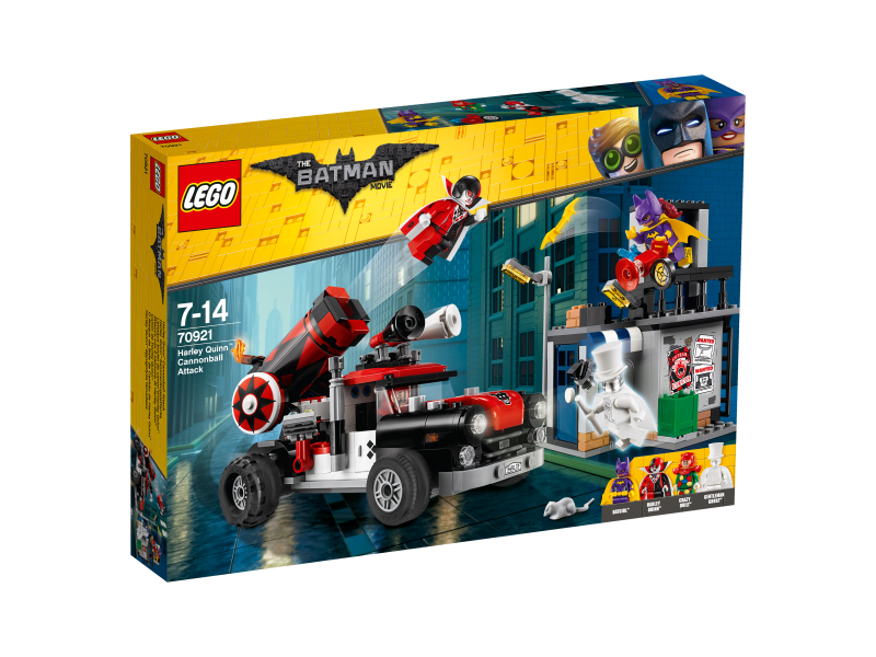 LEGO Batman Movie Harley Quinn™ a útok dělovou koulí 70921