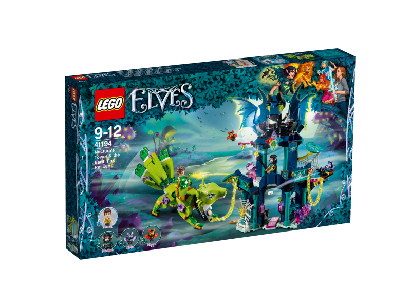 LEGO Elves Noctuřina věž a záchrana zemní lišky 41194