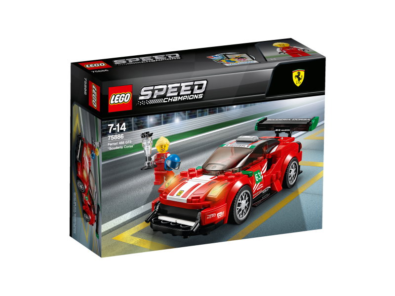 LEGO Speed Champions Ferrari 488 GT3 "Scuderia Corsa" 75886
