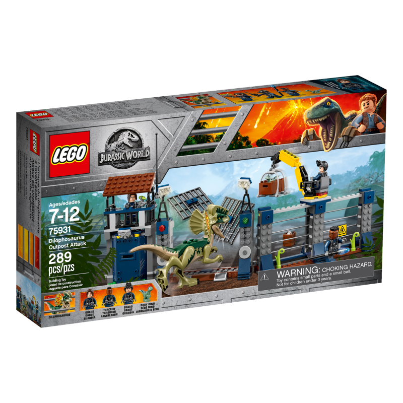 LEGO Jurassic World Útok Dilophosaura na hlídku 75931