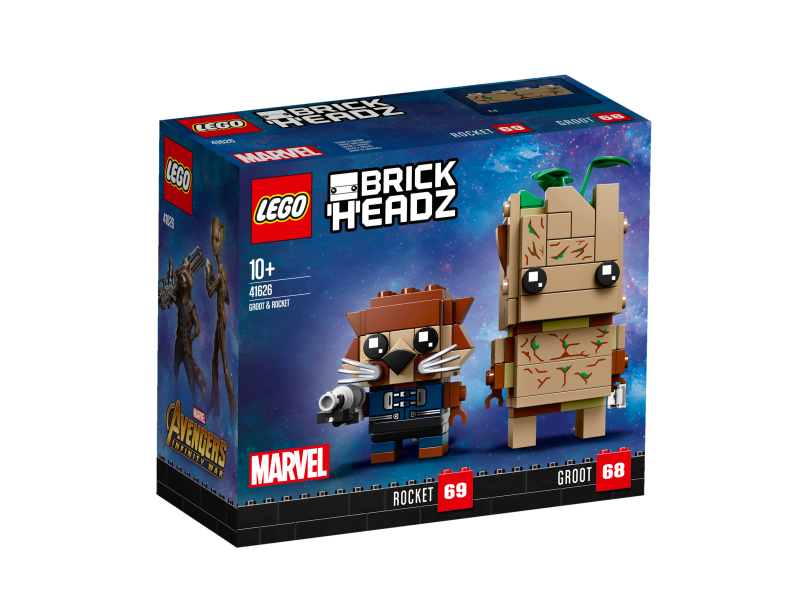 LEGO BrickHeadz Groot a Rocket 41626