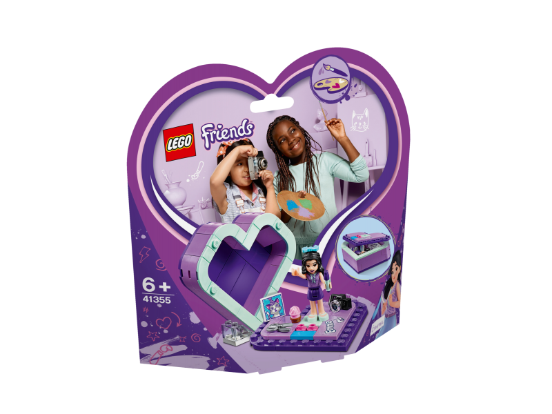 LEGO Friends Emmina srdcová krabička 41355