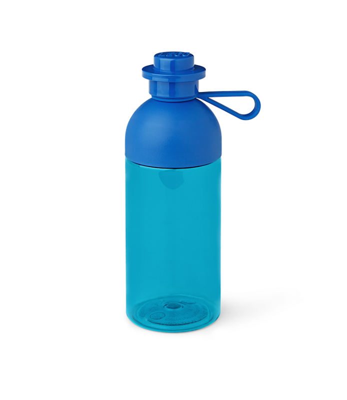 LEGO® láhev transparentní - modrá
