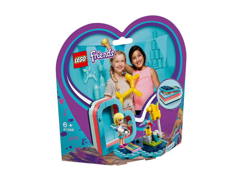 LEGO Friends Stephanie a letní srdcová krabička 41386