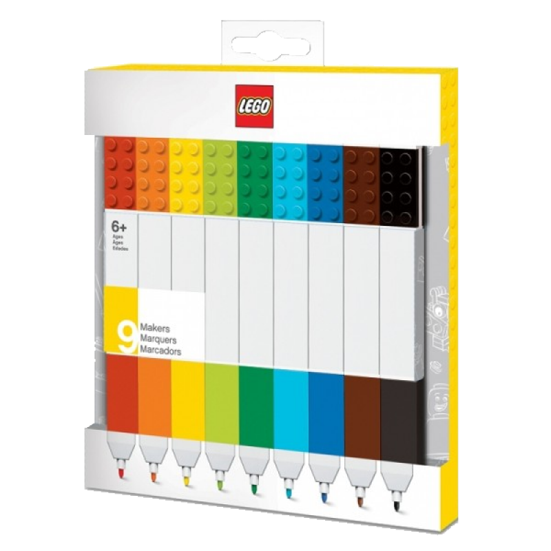 LEGO Zvýrazňovače, mix barev - 9 ks