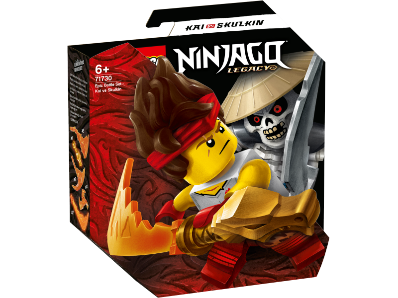 LEGO® NINJAGO® 71730 Epický souboj – Kai vs. Skulkin