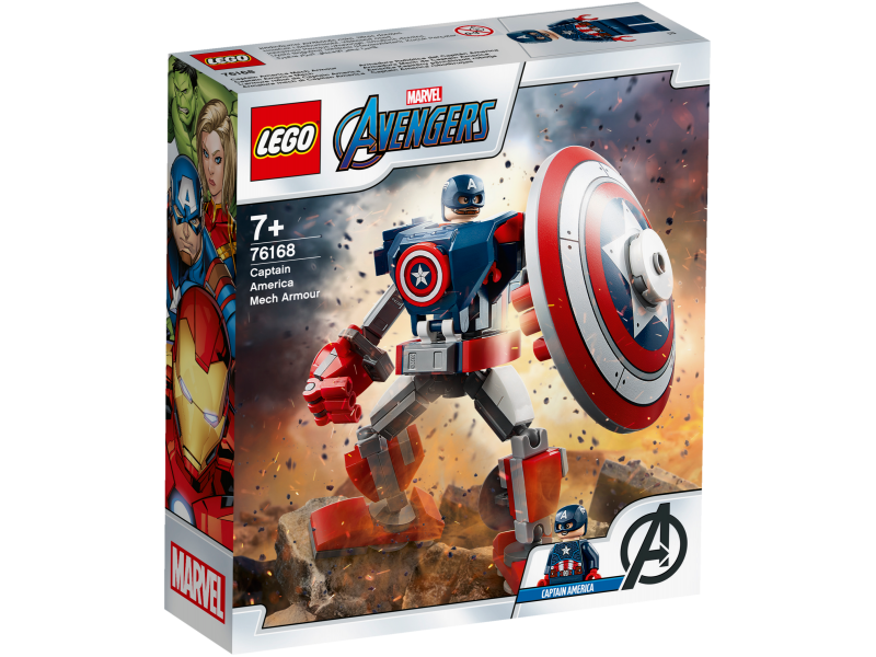 LEGO Avengers Captain America v obrněném robotu 76168