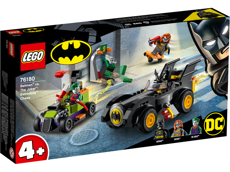 LEGO® DC Batman™ 76180 Batman™ vs. Joker™: Honička v Batmobilu