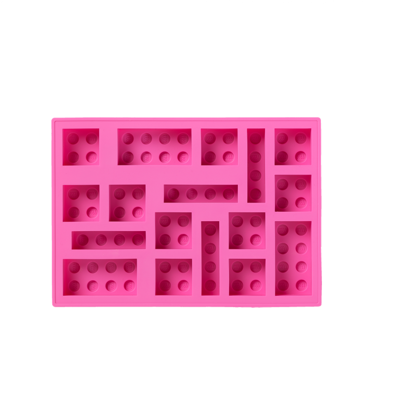 LEGO® Iconic silikonová forma na led - růžová