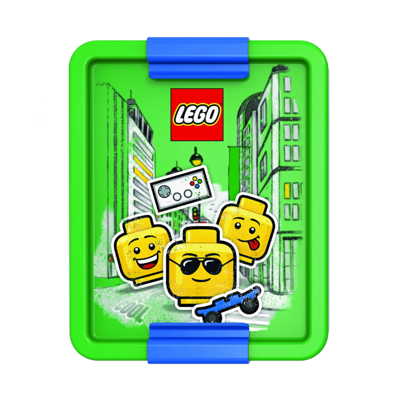 LEGO® Iconic Boy box na svačinu - modrá/zelená