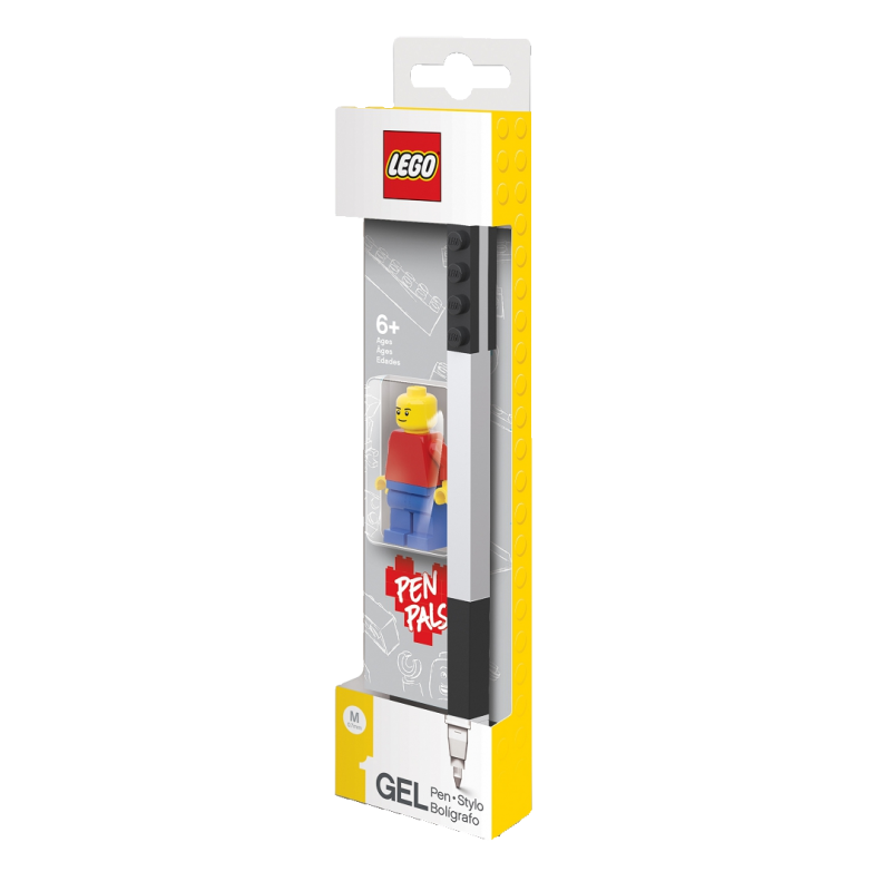 LEGO® Gelové pero s minifigurkou, černé - 1 ks