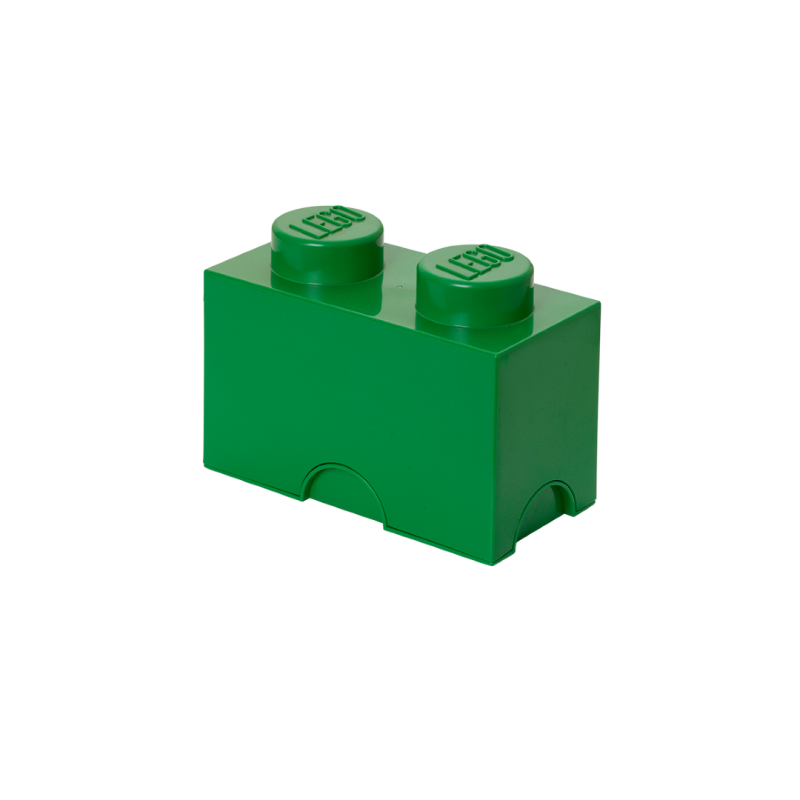 LEGO® úložný box 2 tmavě zelená