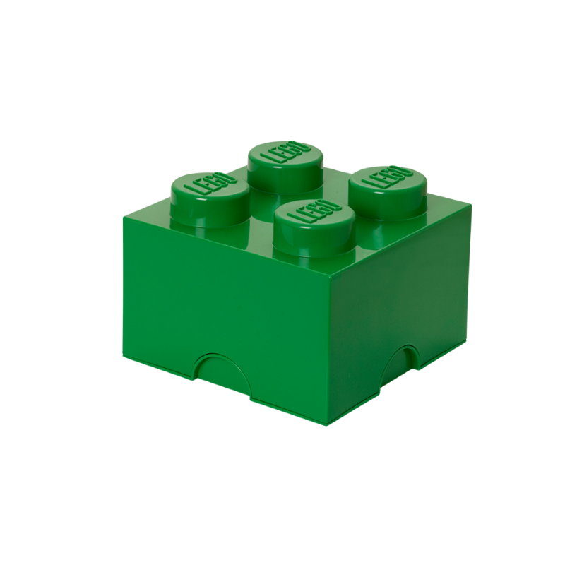 LEGO® úložný box 4 tmavě zelená