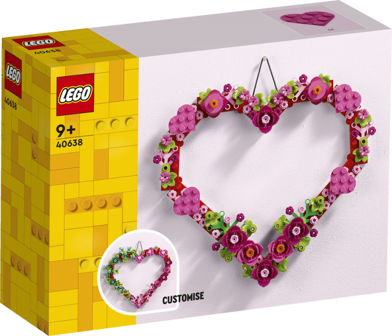 LEGO® Iconic 40638 Ozdoba ve tvaru srdce