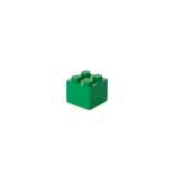 LEGO® mini box 46 x 46 x 43 mm - tmavě zelená