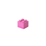 LEGO® mini box 46 x 46 x 43 mm - růžová
