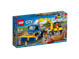 LEGO City Zametací vůz a bagr 60152