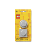 LEGO® magnetky, set 2 ks - šedá