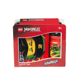 LEGO® NINJAGO® Classic svačinový set (láhev a box) - červená