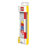 LEGO® Gelové pero s minifigurkou, červené - 1 ks
