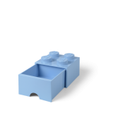 LEGO® úložný box 4 s šuplíkem světle modrá