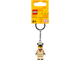 LEGO® Iconic 854158 Přívěsek na klíče – Chlapík v kostýmu buldočka