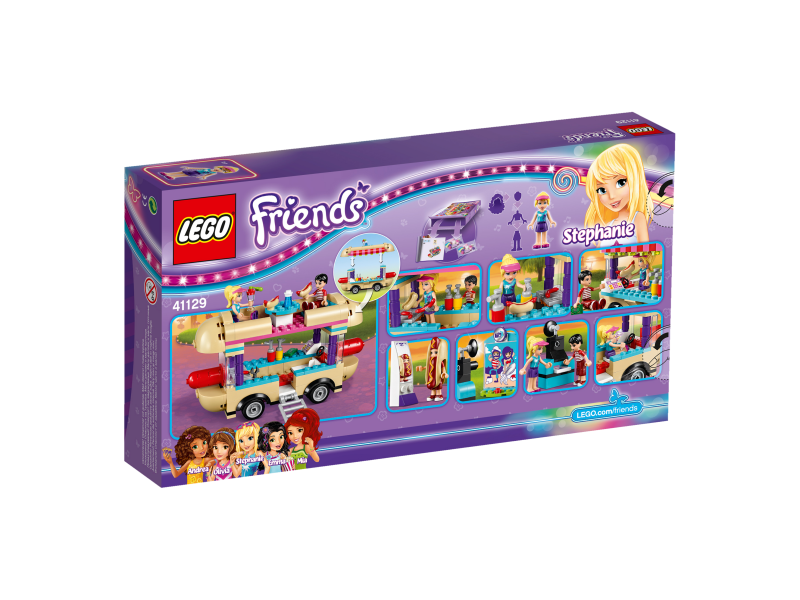 LEGO Friends Dodávka s párky v rohlíku v zábavním parku 41129