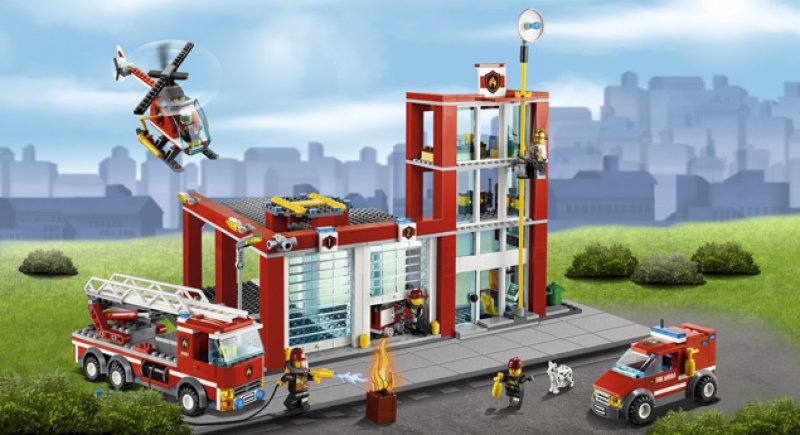 LEGO City Hasičská stanice 60004