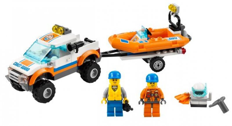 LEGO City Džíp 4x4 a potápěčský člun 60012