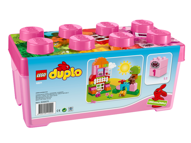LEGO DUPLO Růžový box plný zábavy 10571